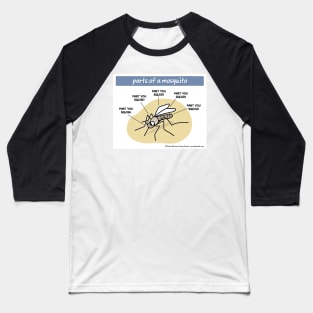 Parts of a mosquito Baseball T-Shirt